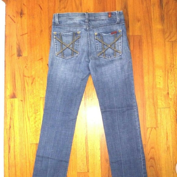 7 FOR ALL MANKIND Bootcut Dojo jeans embellished - Picture 2 of 11